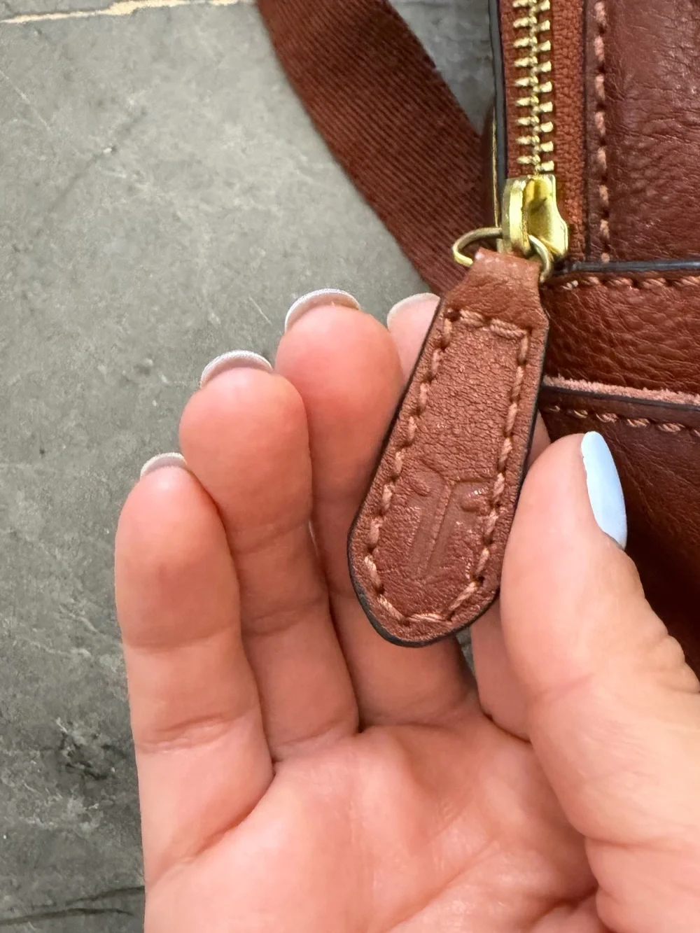 Frye Leather Medium Backpack – Cognac / Chestnut Brown